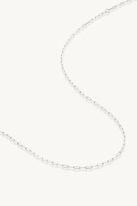 Paperclip Silver Chain