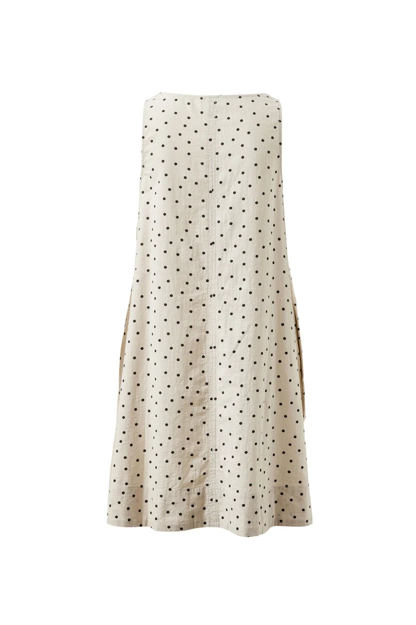 Parker Mini Dress - Putty Scattered Spot