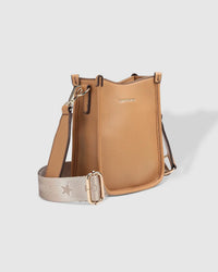 Parker Phone Crossbody Bag - Camel. Louenhide