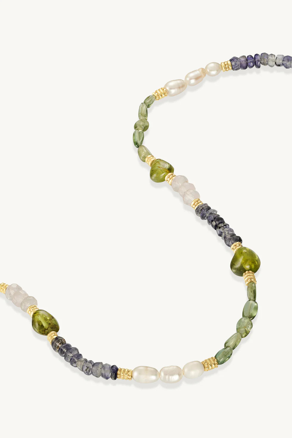 Wren Gold Beaded Necklace