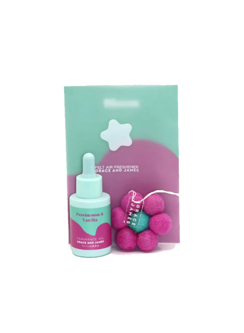 Bloom Collection - Persimmon & Vanilla - Felt Air Freshener