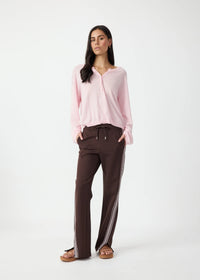 Petra Flare Pant - Chocolate
