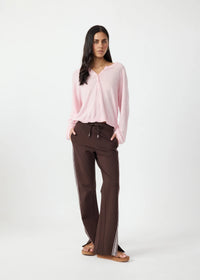 Petra Flare Pant - Chocolate