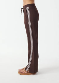 Petra Flare Pant - Chocolate