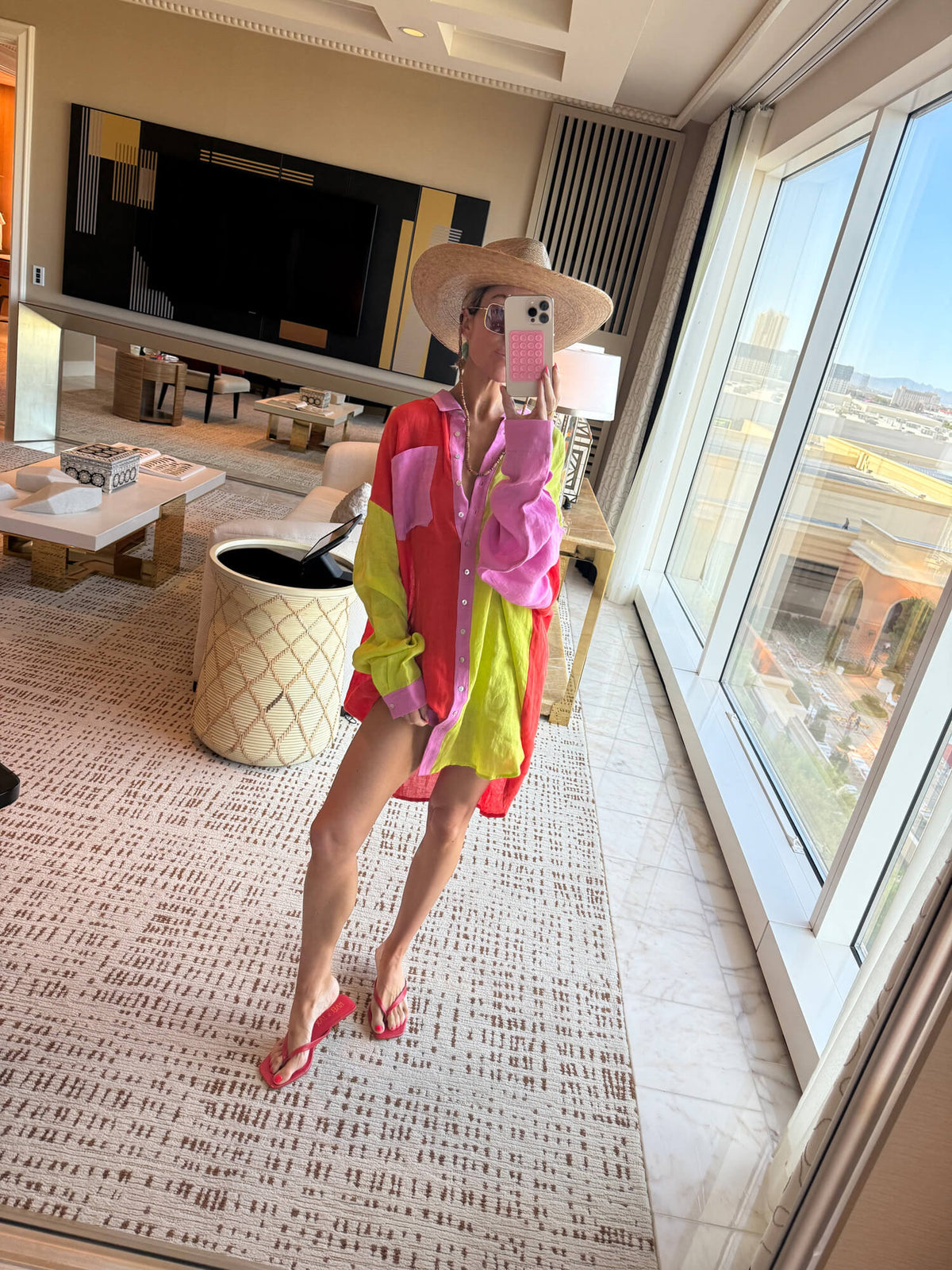 La Bohème Girls Clyde Shirt Candy Stripe