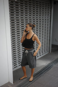 Distressed Lounge Shorts