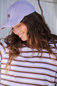 Pip Everyday Cap - Orchid/Milk Choc- Monogram
