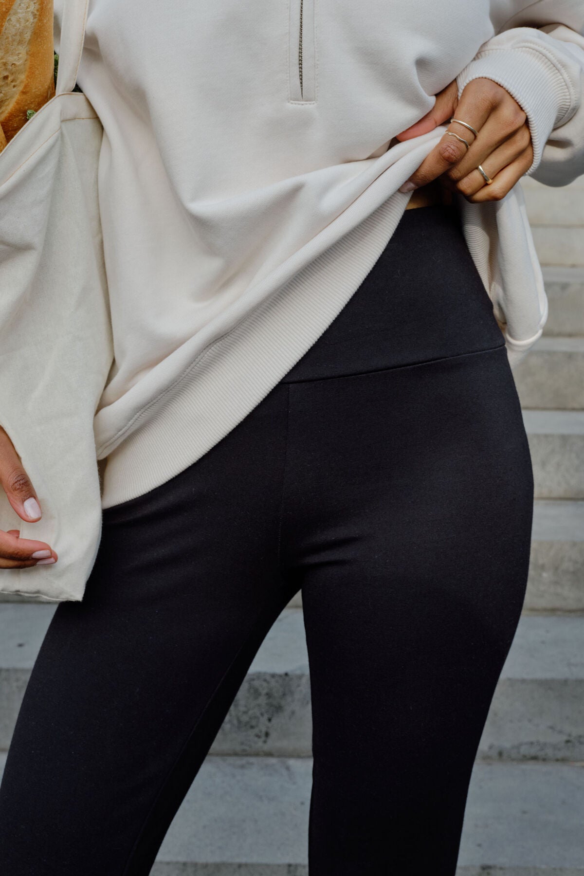 Ponte Bootleg Pant - Black.  Ceres Life
