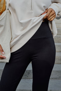 Ponte Bootleg Pant - Black.  Ceres Life