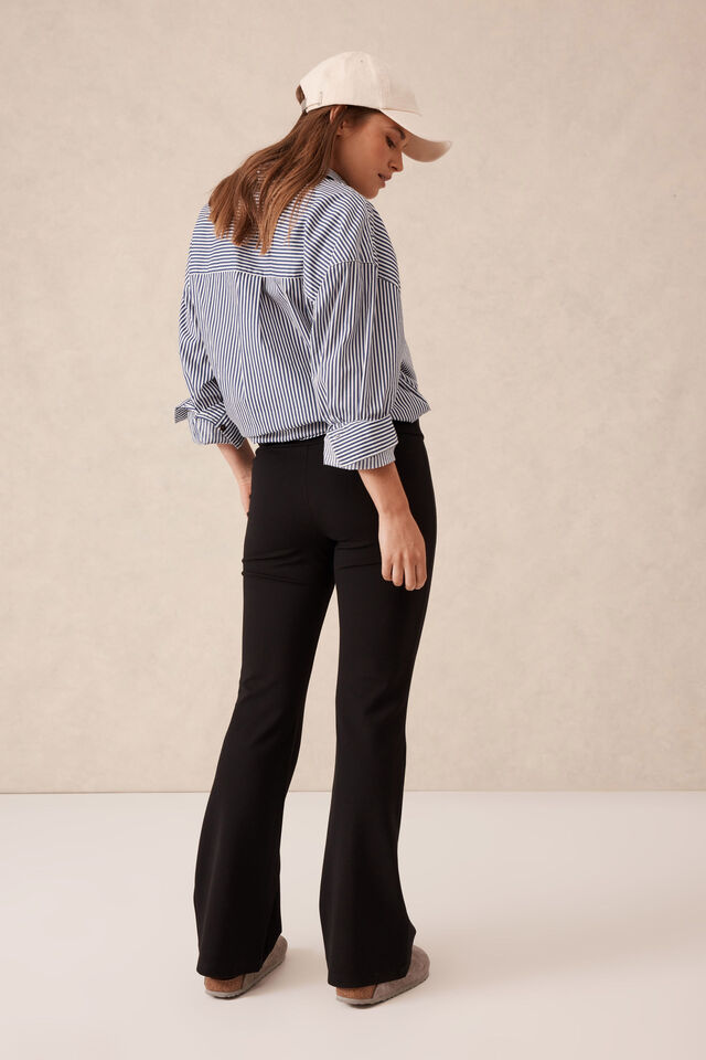 Ponte Bootleg Pant - Black.  Ceres Life
