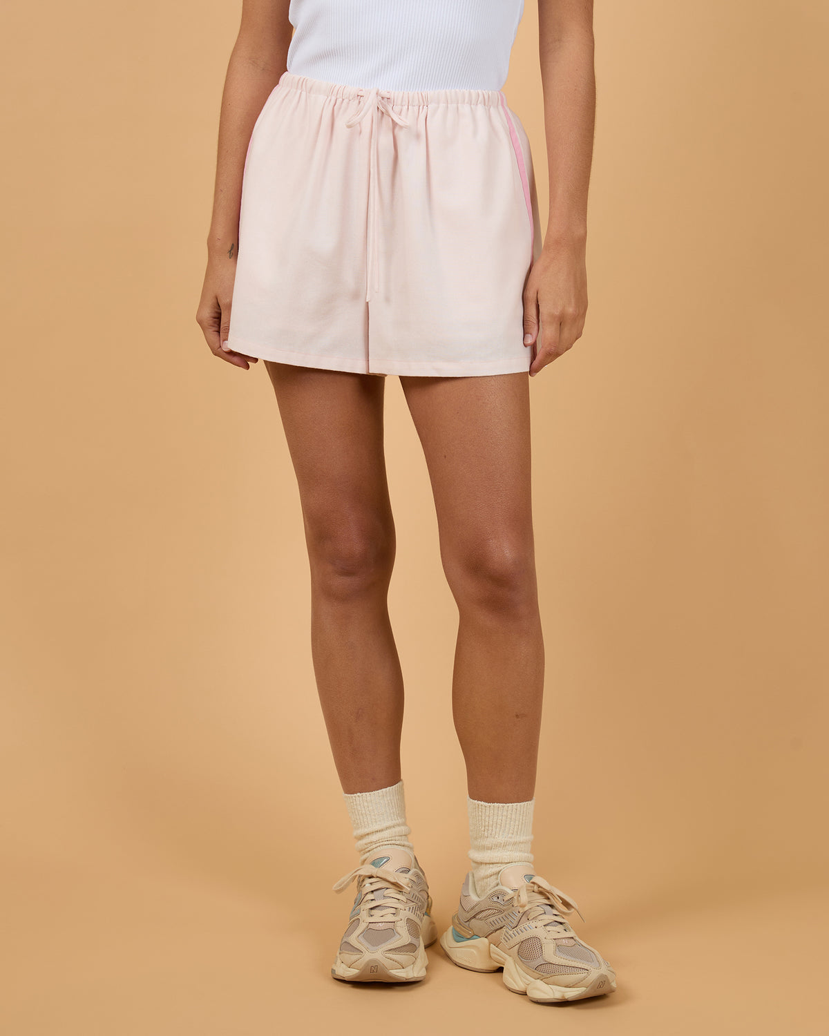 Premier Panel Short - Pale Pink. All About Eve