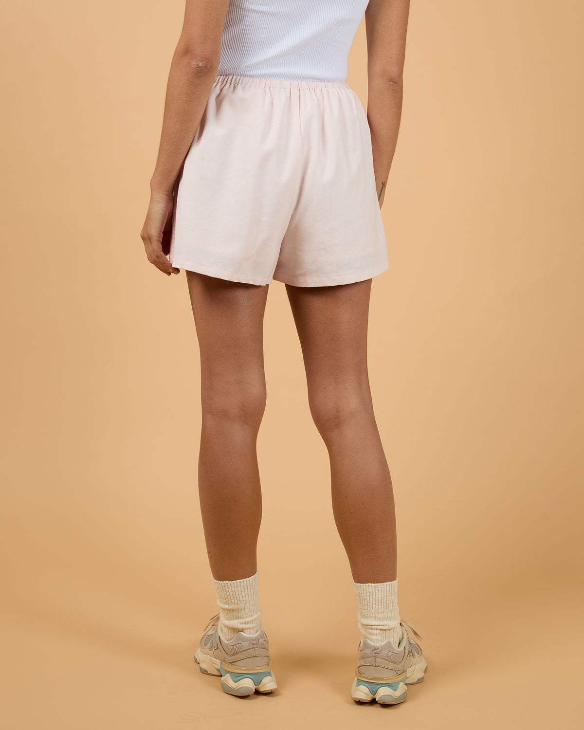 Premier Panel Short - Pale Pink. All About Eve