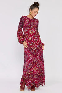 Quartz Gown - Pomegranate