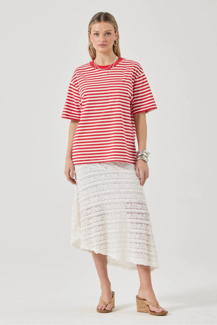 Off Duty Tee - Candy Stripe