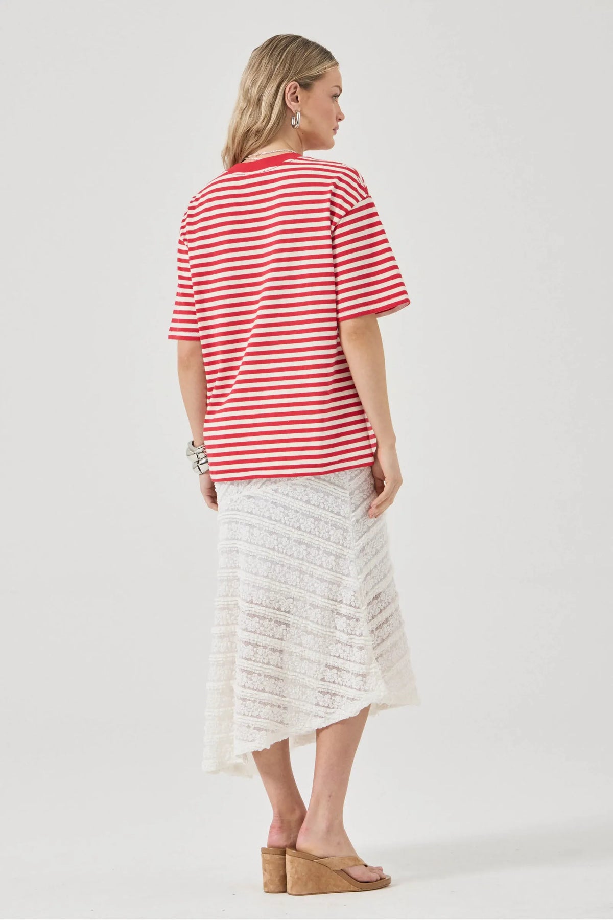 Off Duty Tee - Candy Stripe