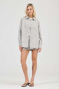 Drift Oversized Denim Shirt - Python