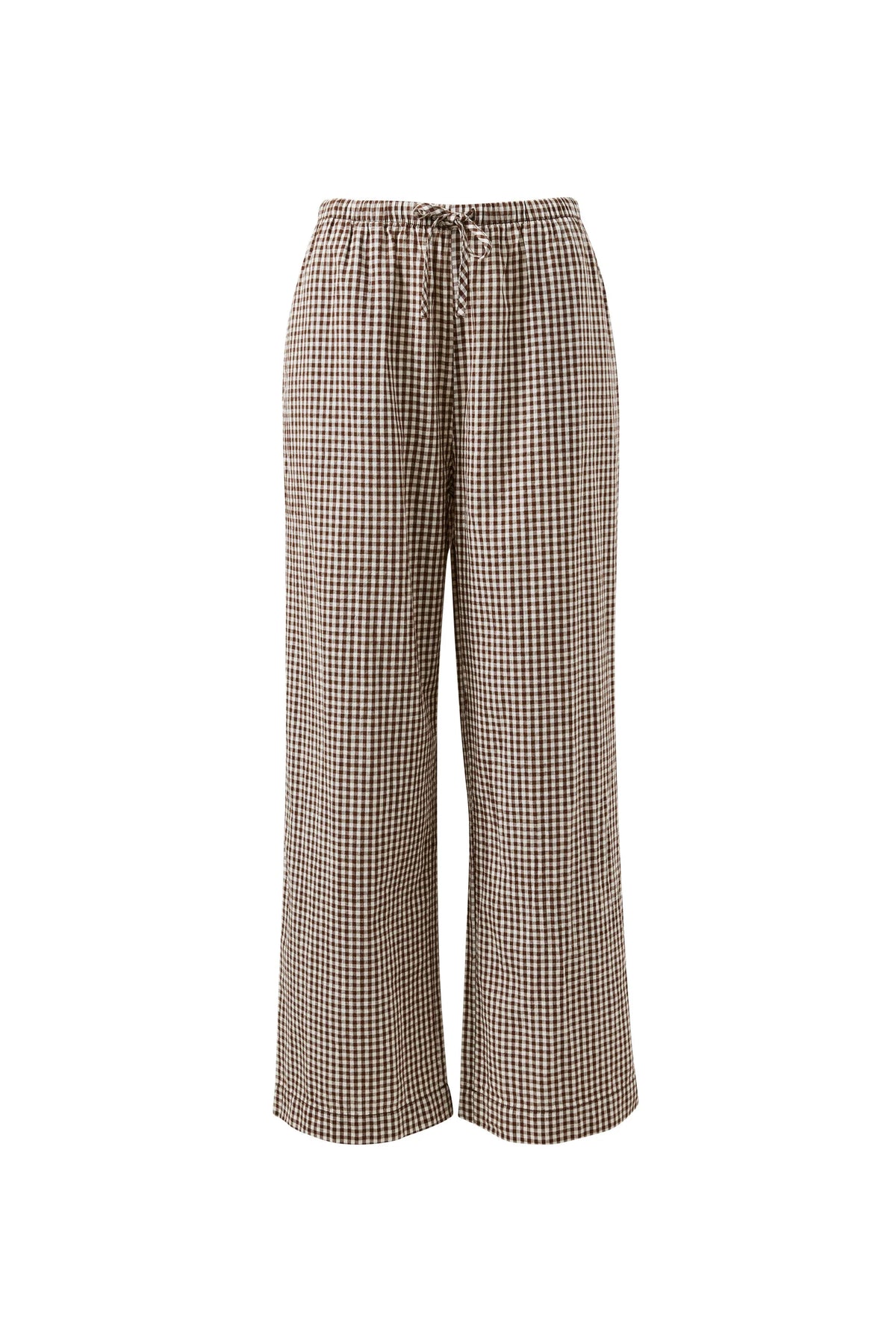 Resort Pant - Chocolate Gingham