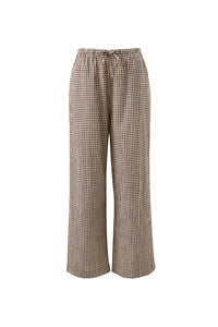 Resort Pant - Chocolate Gingham