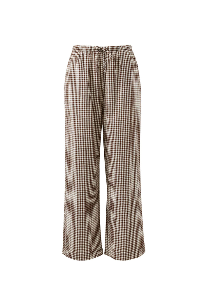 Resort Pant - Chocolate Gingham