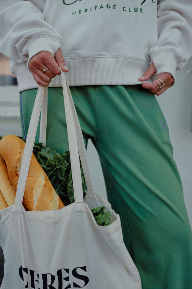 Romy Crew - Buff Pistachio Club Logo