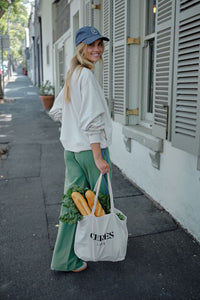 Romy Crew - Buff Pistachio Club Logo