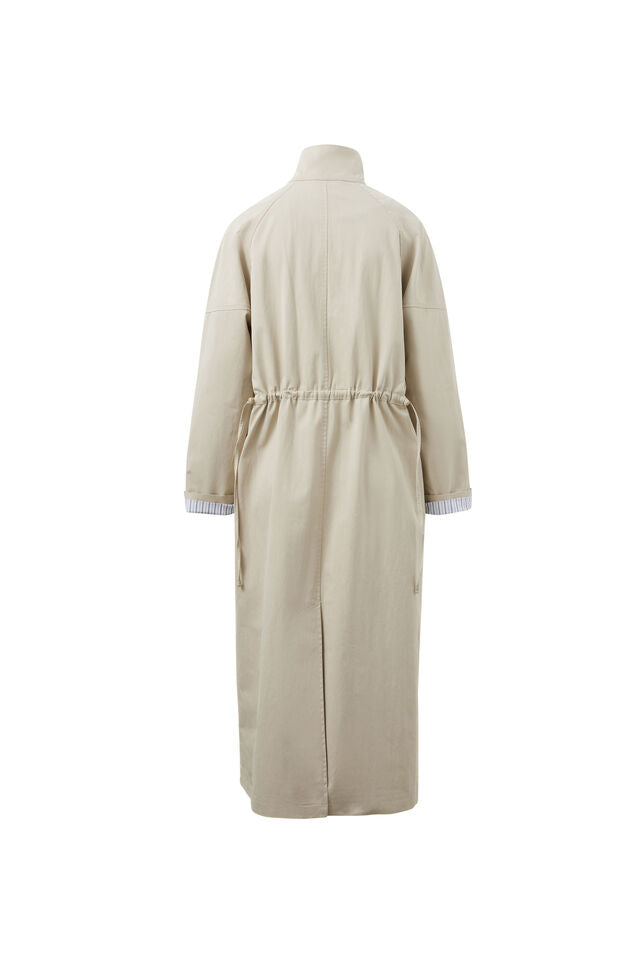 Rowan Longline Jacket - Stone. Ceres Life