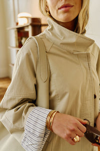 Rowan Longline Jacket - Stone. Ceres Life