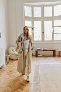 Rowan Longline Jacket - Stone. Ceres Life
