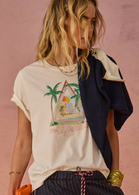 Royal Palm Jodhi Tee - Coconut