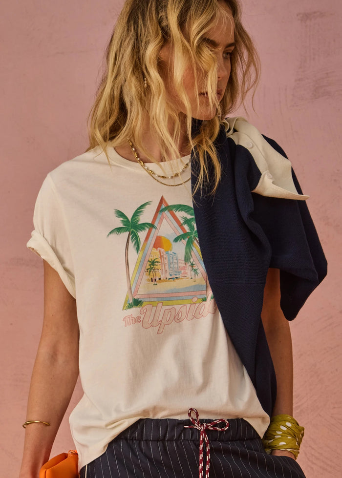 Royal Palm Jodhi Tee - Coconut