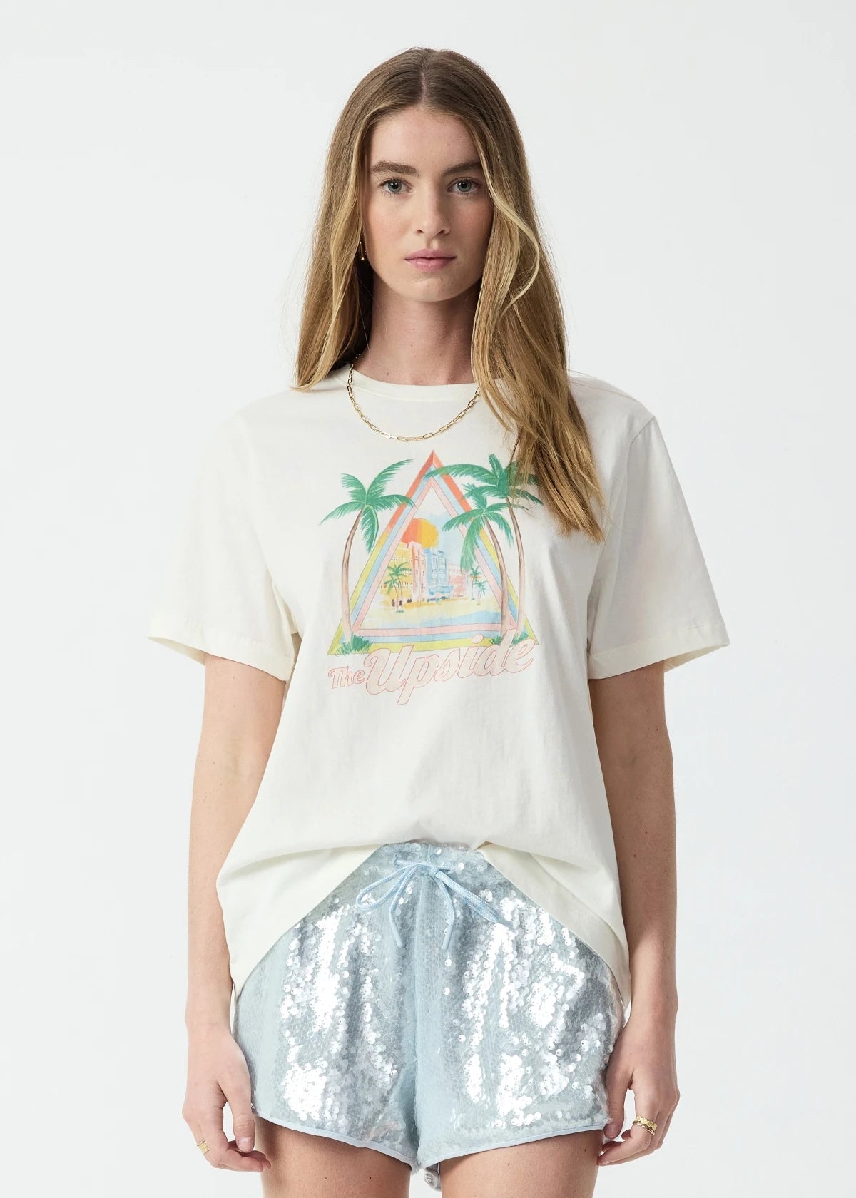 Royal Palm Jodhi Tee - Coconut