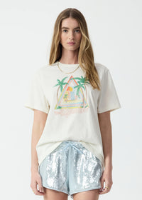 Royal Palm Jodhi Tee - Coconut