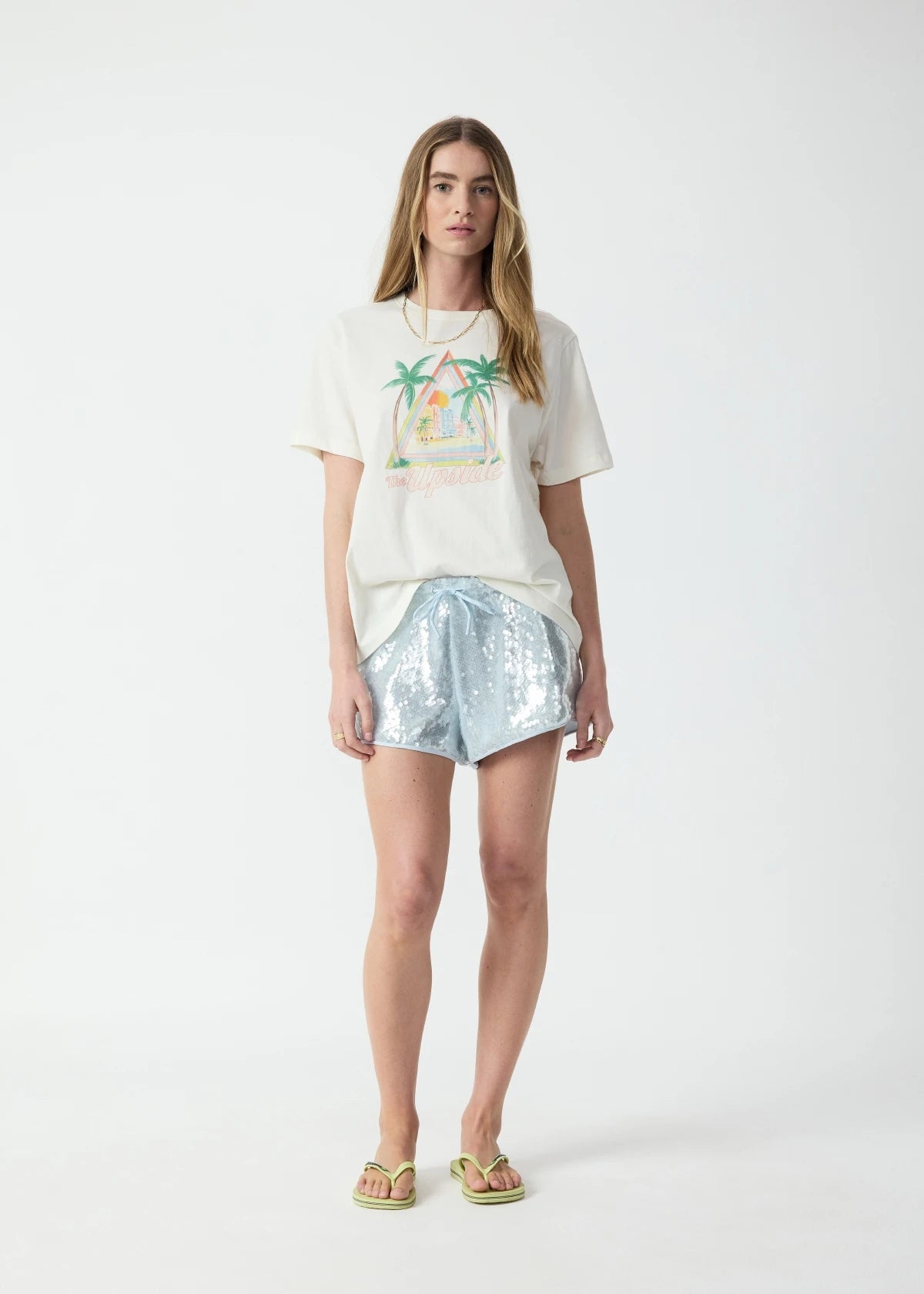 Royal Palm Jodhi Tee - Coconut