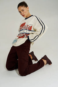 Bleu 55 LS  Tee - Vintage White