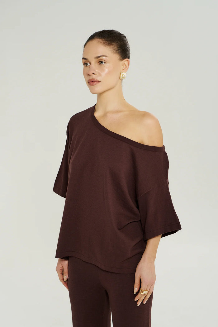 Summi Summi - Knit Tee Chocolate