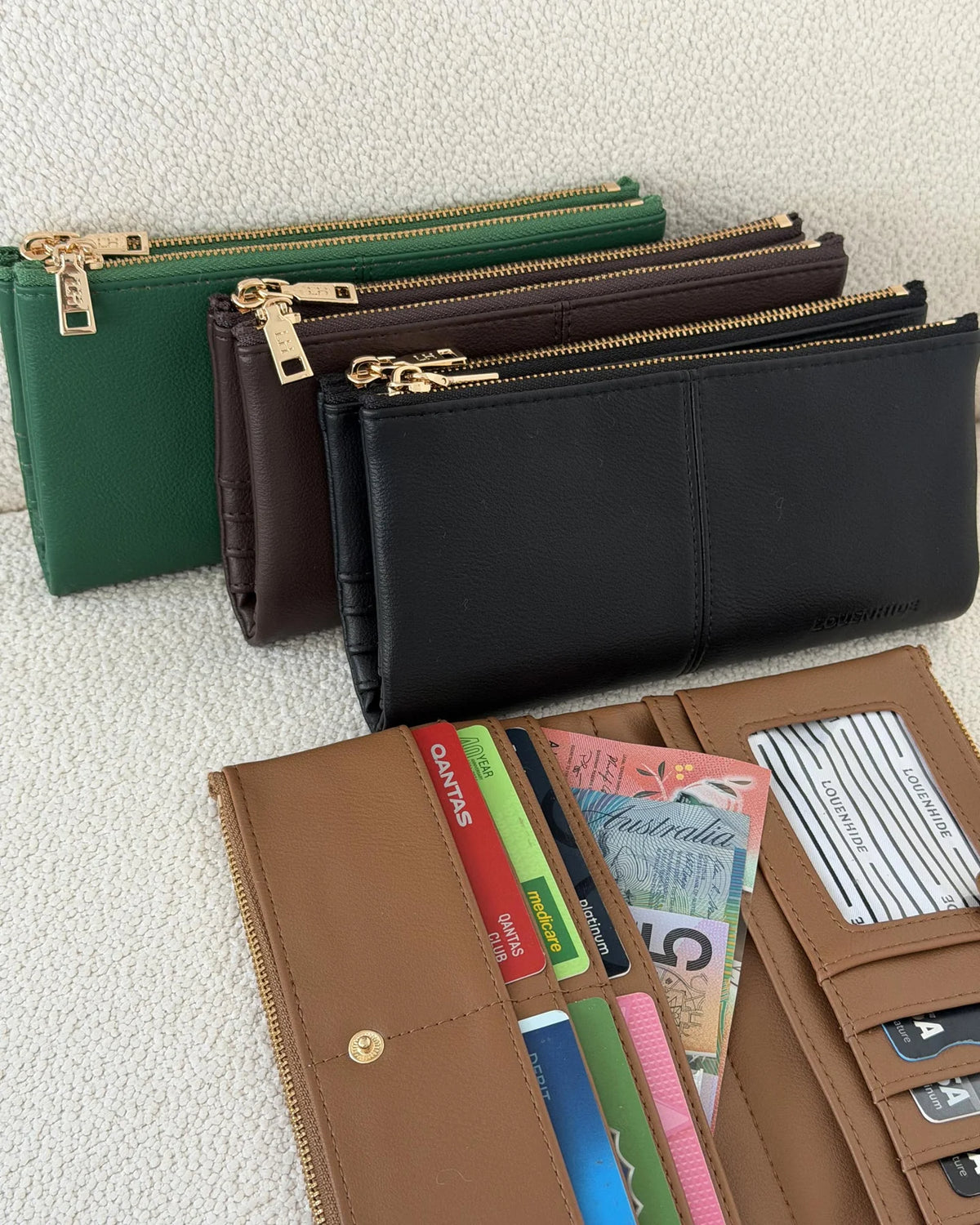 Sailor Wallet - Green. Louenhide