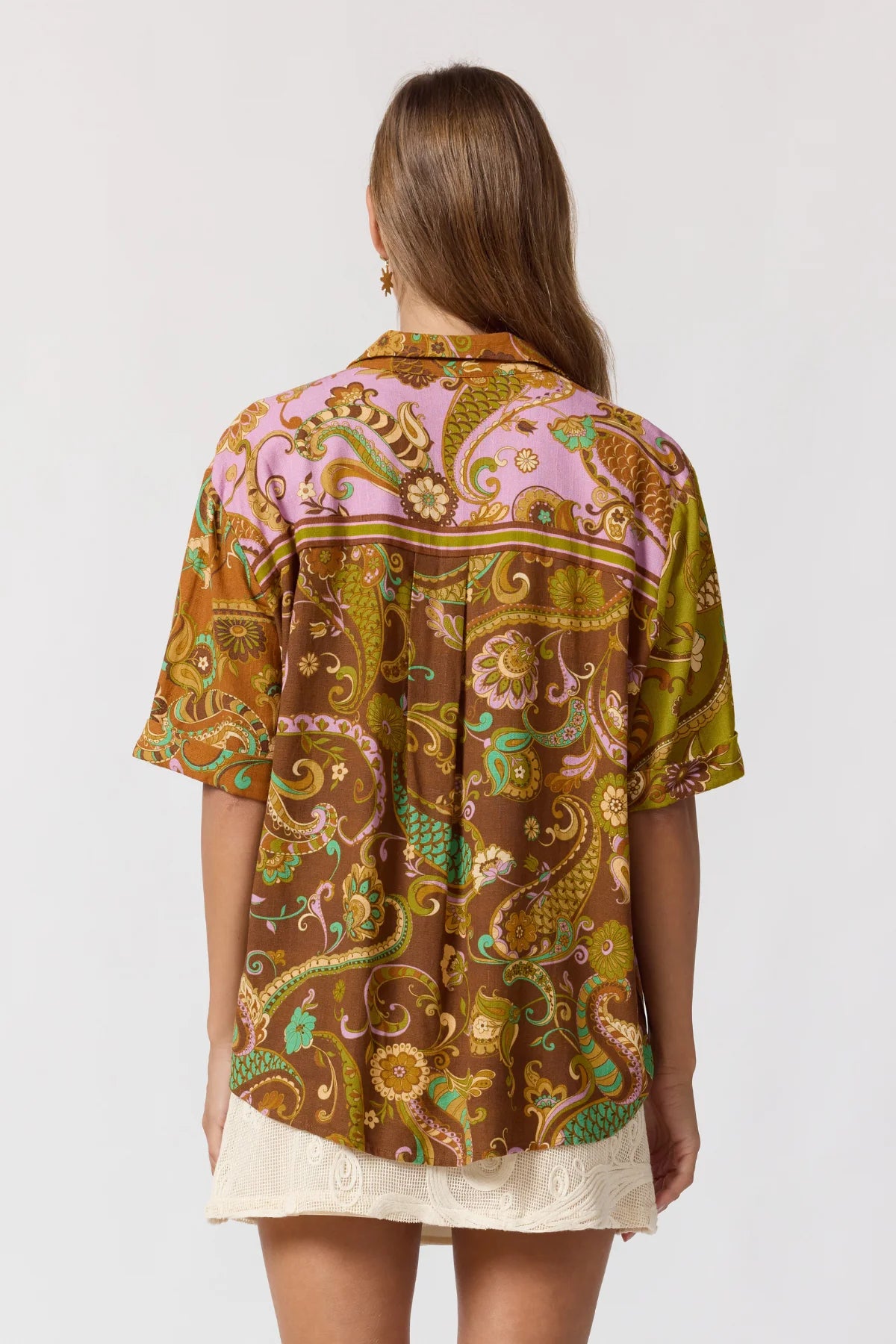 Sami Shirt - Mulberry. Nine Live Bazaar