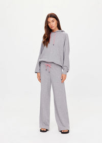 Sandy Wide Leg Track - Grey Marle