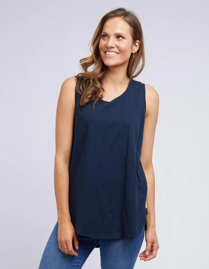 Scoop Tank - Navy. Foxwood