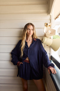 Sig LS Shirt - Navy. Summi Summi