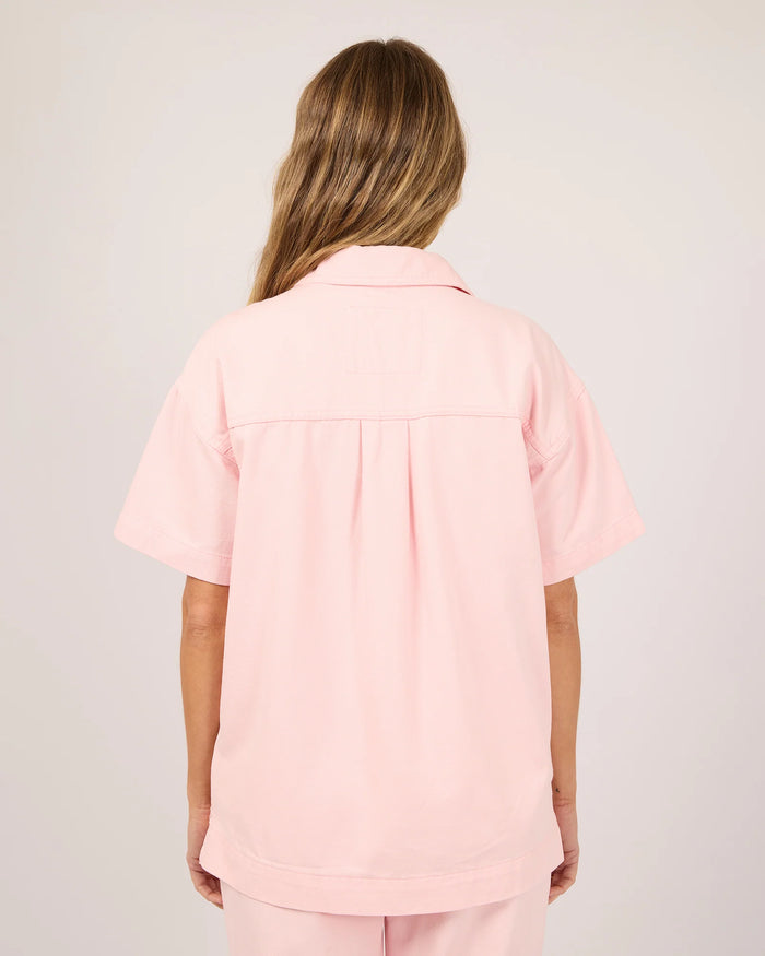 Simi Denim Shirt - Pink. All About Eve