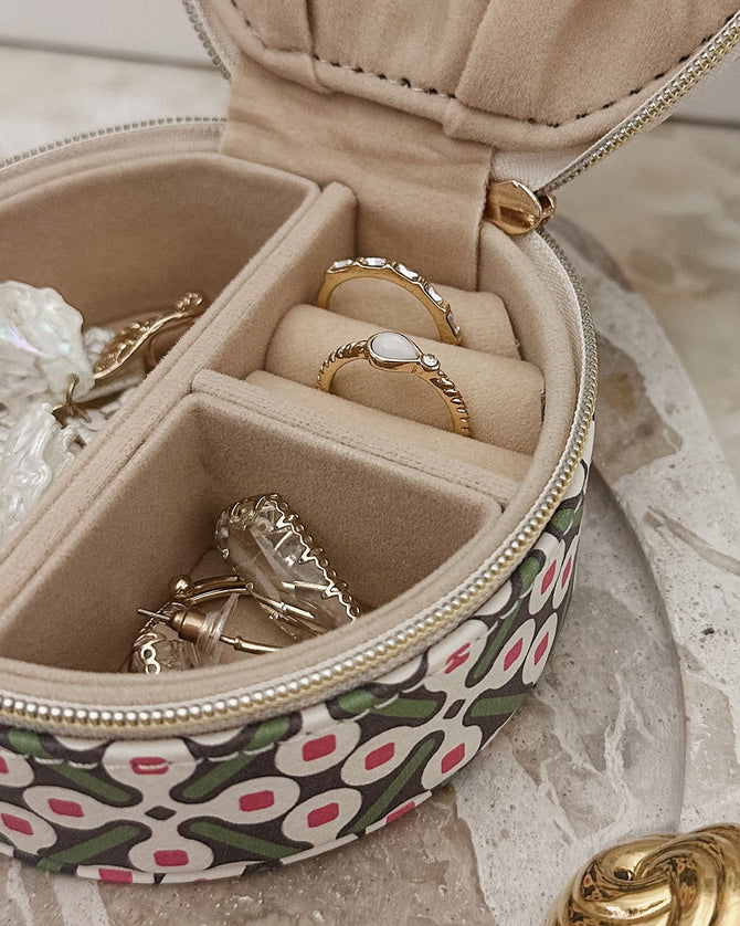 Sisco Jewellery Box - Retro Olive