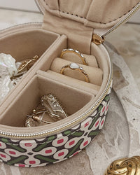 Sisco Jewellery Box - Retro Olive