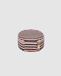 Sisco Stripe Jewellery Box - Pink/Choc