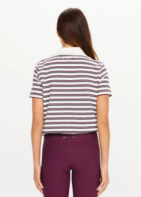 Sophie Cropped Polo - Shirt. The Upside
