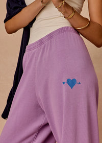 Soul Cal Wide Leg Track Pant - Violet. The Upside