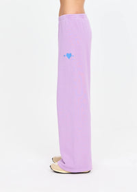 Soul Cal Wide Leg Track Pant - Violet. The Upside