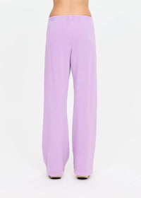 Soul Cal Wide Leg Track Pant - Violet. The Upside