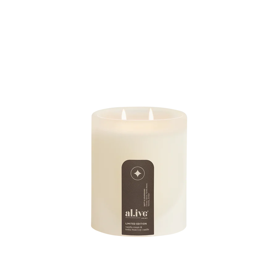Soy Candle – Vanilla Cream and Tonka Bean