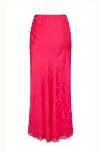 Boudoir Bias Skirt - Fuchsia - Pink